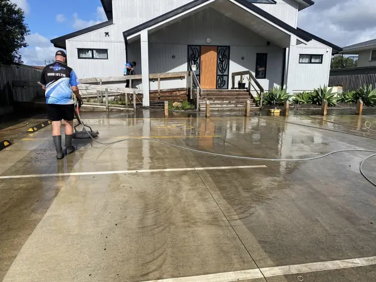 Concrete cleaning