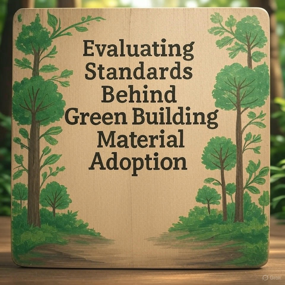 Evaluating Standards Behind Green Building Material Adoption