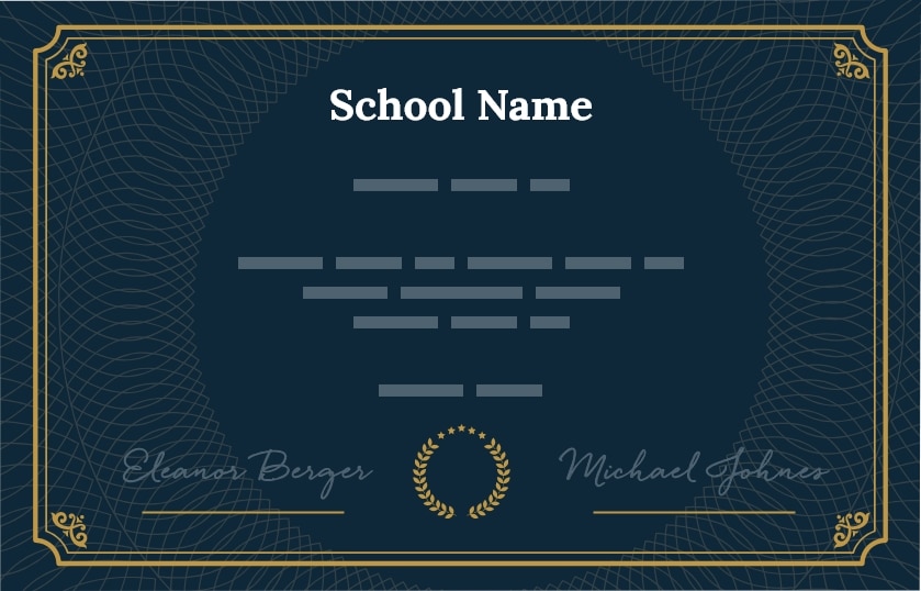 Fake High School Diploma