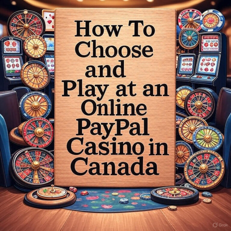 How To Choose and Play at an Online PayPal Casino in Canada