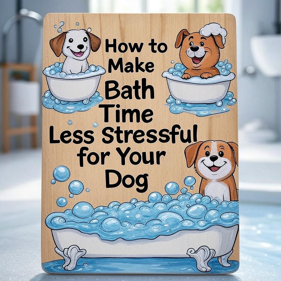 How to Make Bath Time Less Stressful for Your Dog