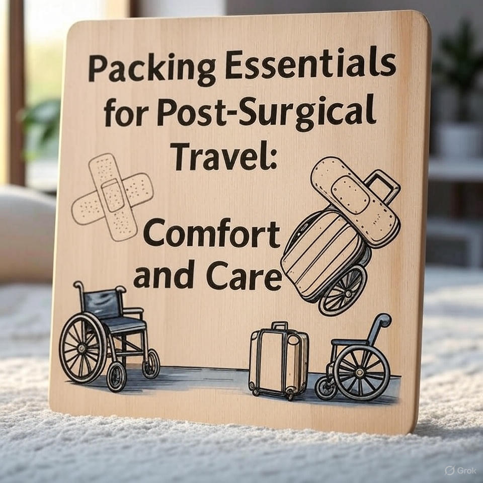 Packing Essentials for Post-Surgical Travel Comfort and Care