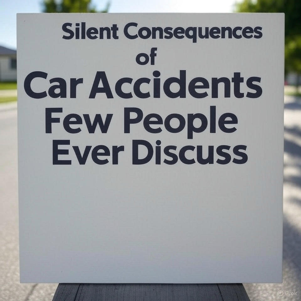 Silent Consequences of Car Accidents Few People Ever Discuss