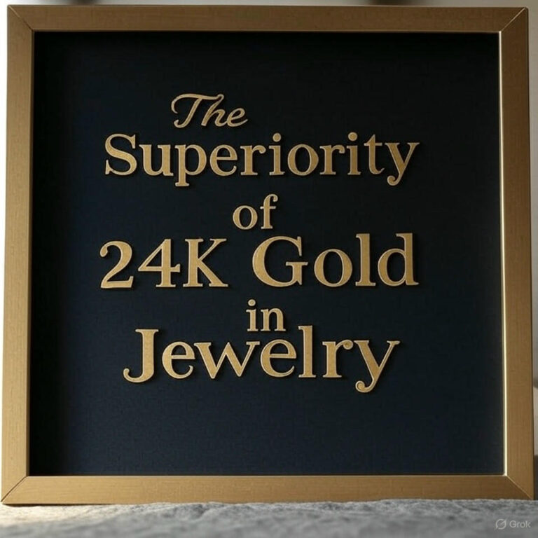 The Superiority of 24K Gold in Jewelry