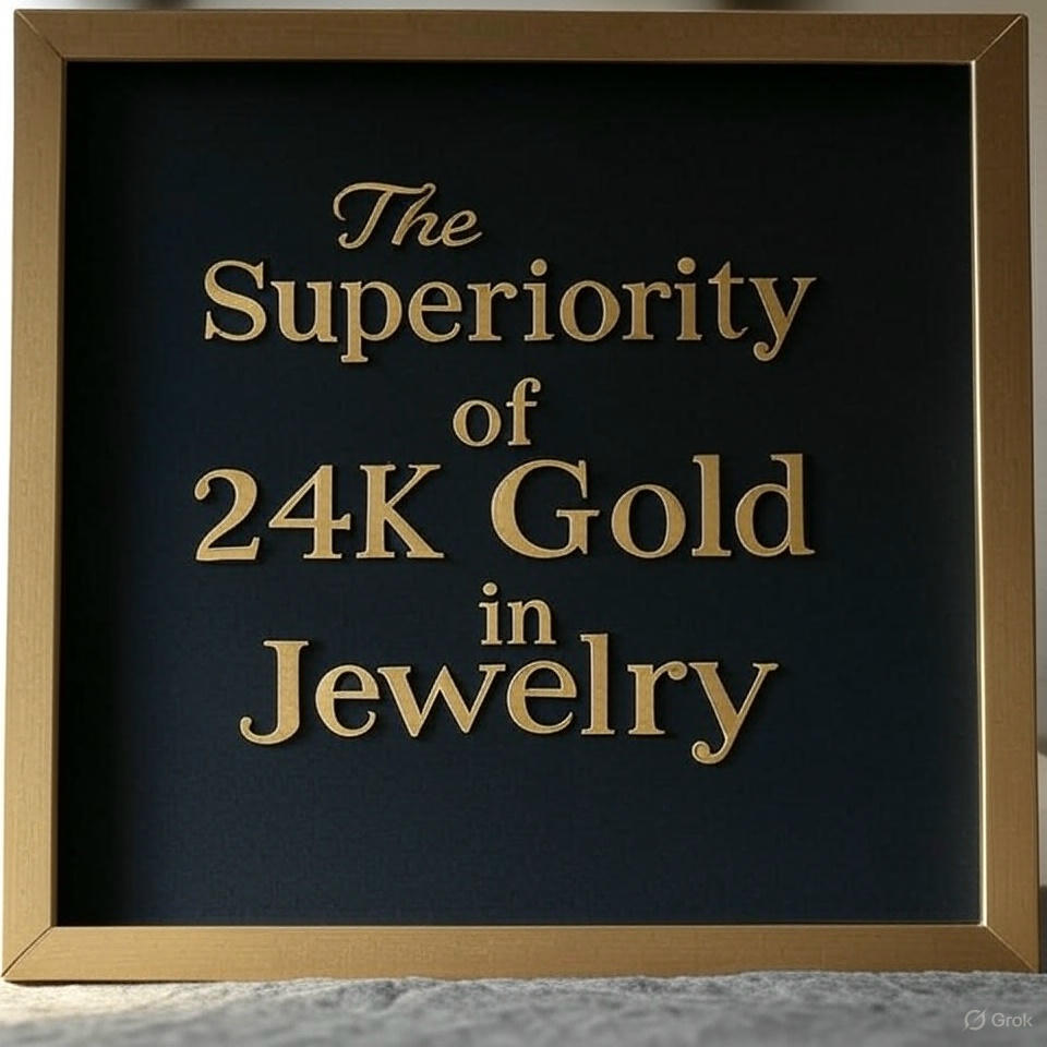The Superiority of 24K Gold in Jewelry