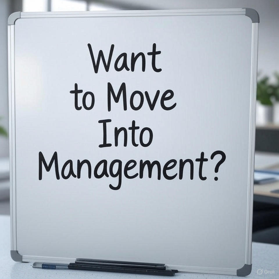 Want to Move Into Management