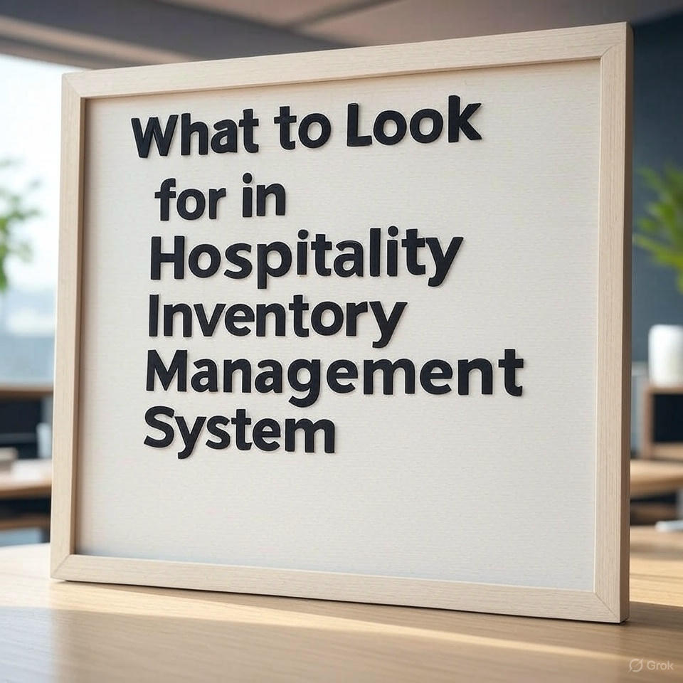What to Look for in Hospitality Inventory Management System