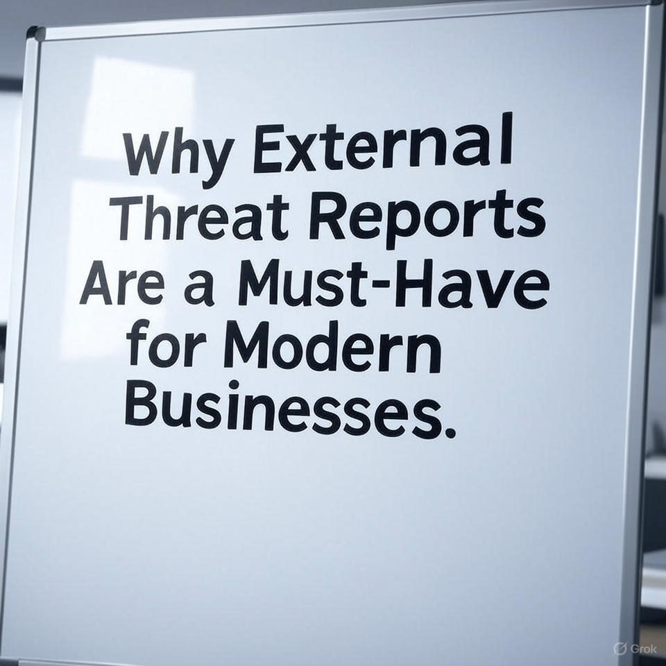Why External Threat Reports Are a Must-Have for Modern Businesses