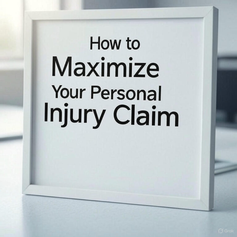How to Maximize Your Personal Injury Claim