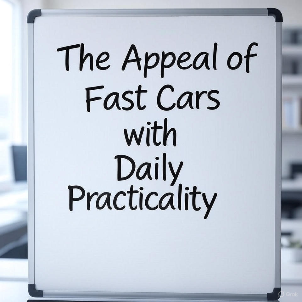 The Appeal of Fast Cars with Daily Practicality