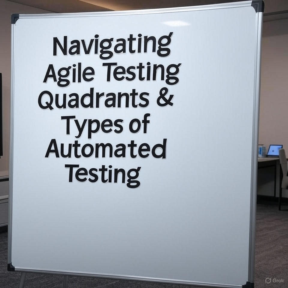 Navigating Agile Testing Quadrants & Types of Automated Testing