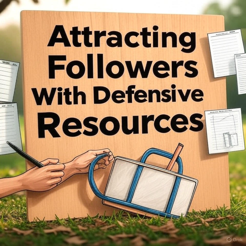 Attracting Followers With Defensive Resources