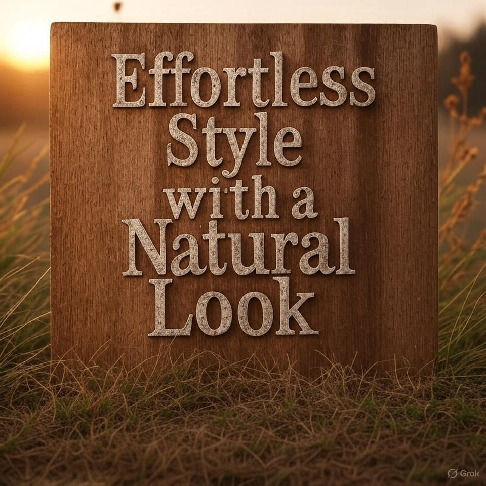 Effortless Style with a Natural Look