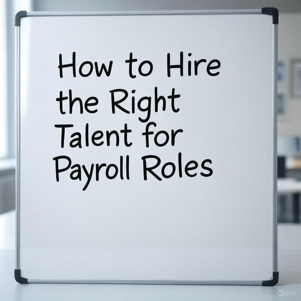 How to Hire the Right Talent for Payroll Roles