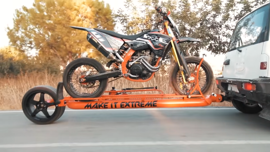 Single Motorcycle Trailer