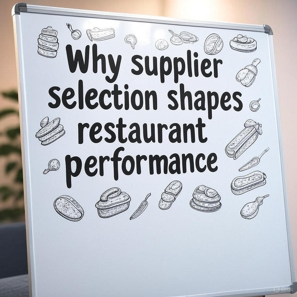 Why supplier selection shapes restaurant performance
