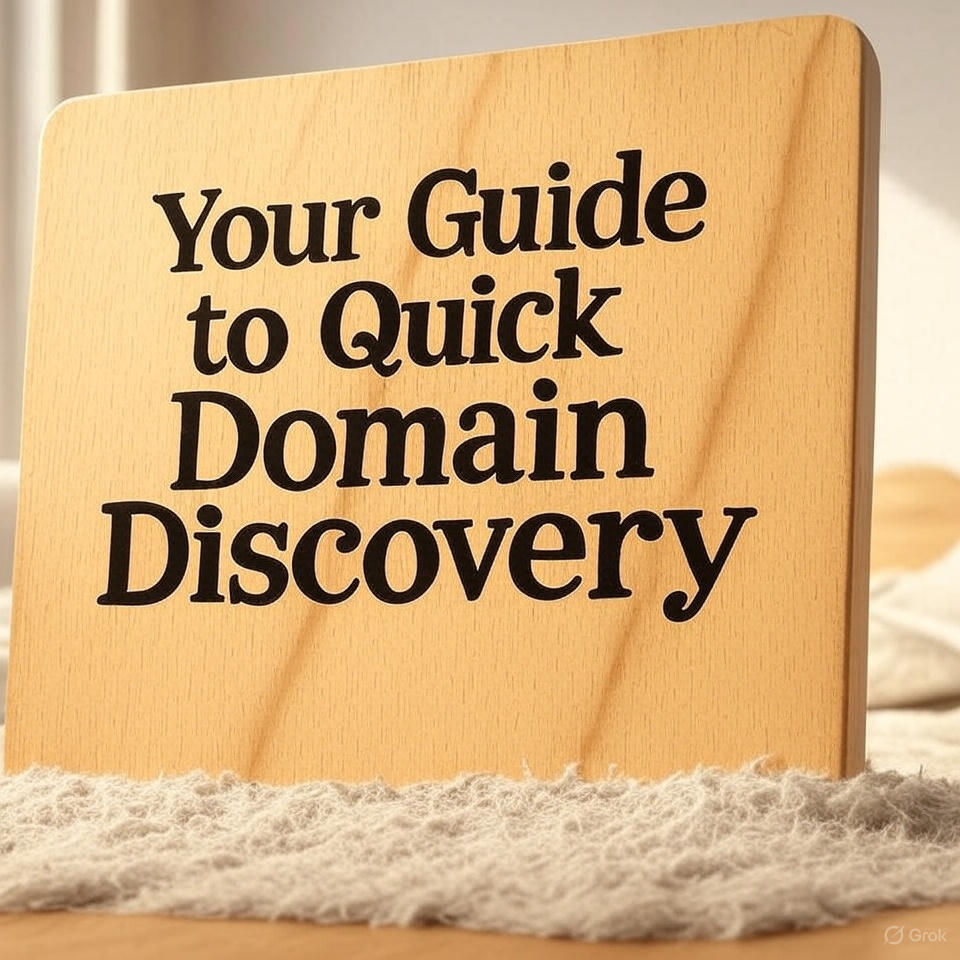 Your Guide to Quick Domain Discovery