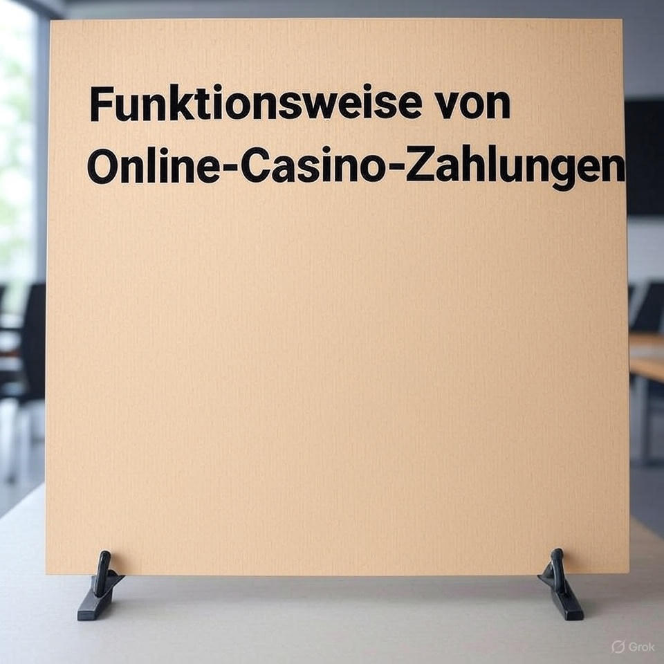 Ein tiefer Einblick in die Funktionsweise von Online-Casino-Zahlungen
