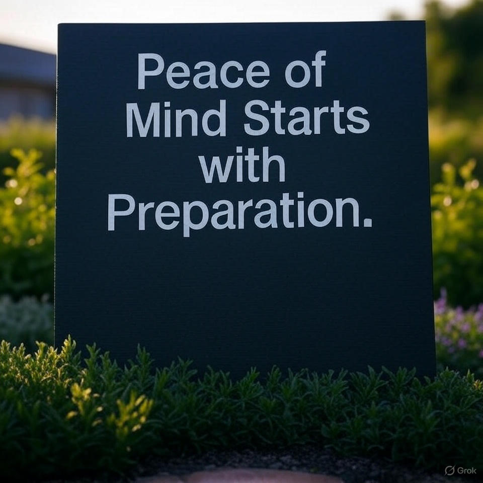Peace of Mind Starts with Preparation