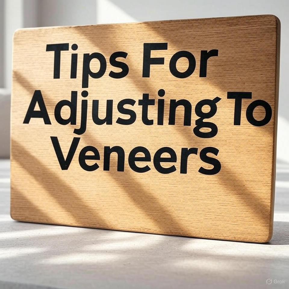 Tips For Adjusting To Veneers
