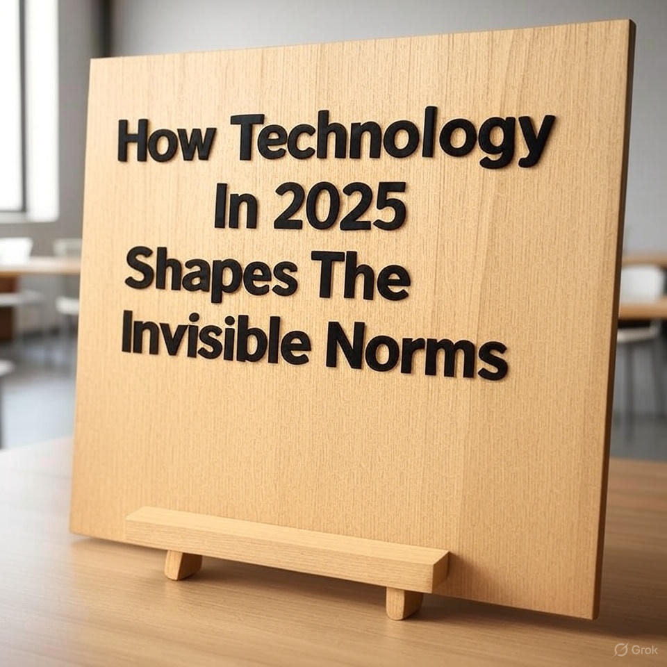 How Technology In 2025 Shapes The Invisible Norms