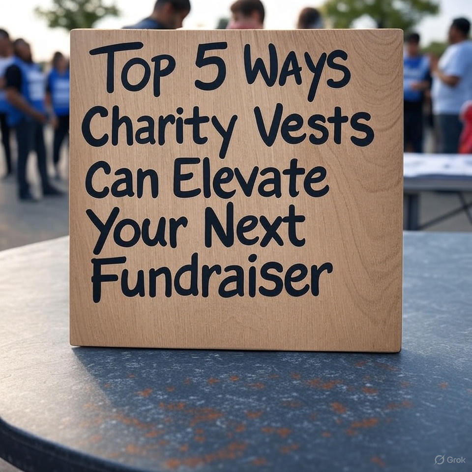 Top 5 Ways Charity Vests Can Elevate Your Next Fundraiser