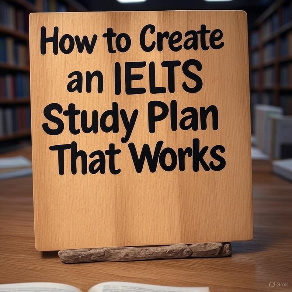 How to Create an IELTS Study Plan That Works