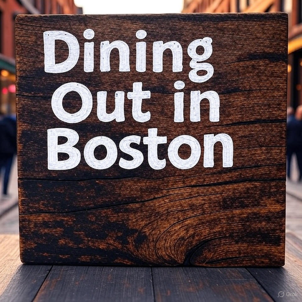 Dining Out in Boston