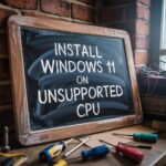 Install Windows 11 on Unsupported CPU