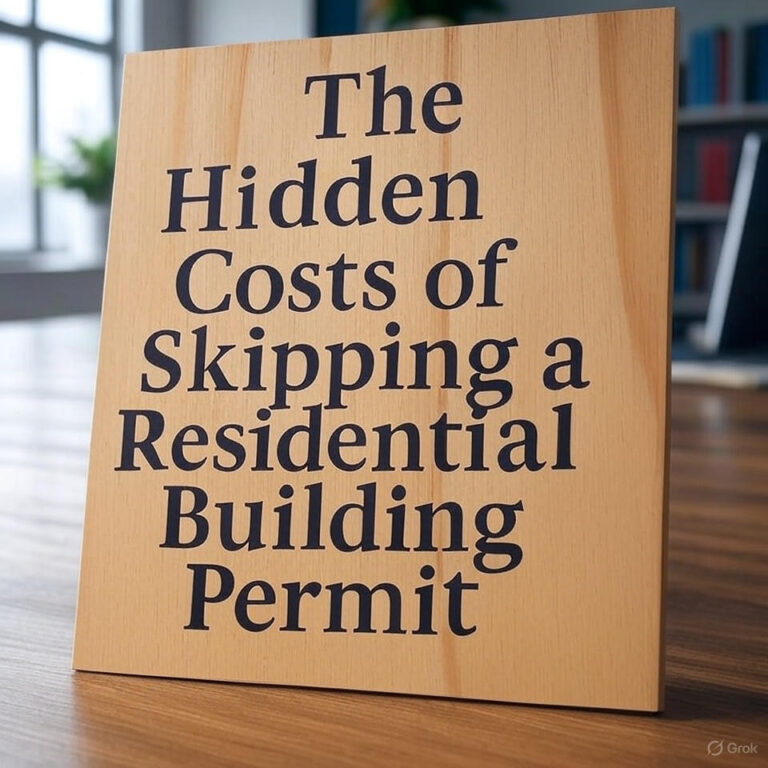 The Hidden Costs of Skipping a Residential Building Permit in Tampa