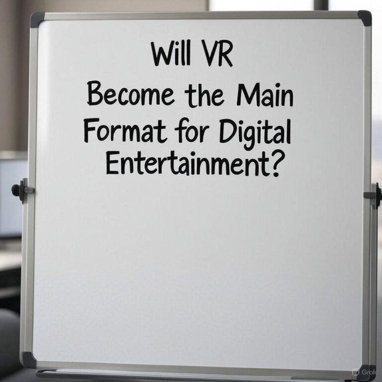 Will VR Become the Main Format for Digital Entertainment?