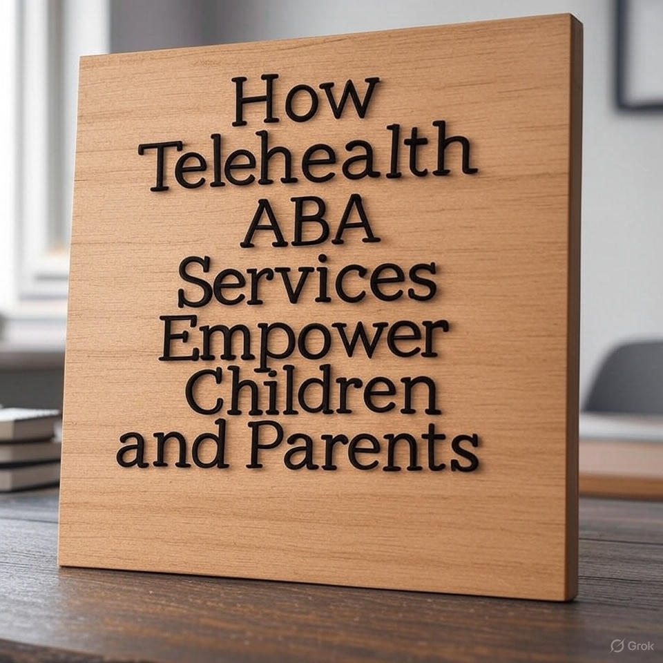 How Telehealth ABA Services Empower Children and Parents