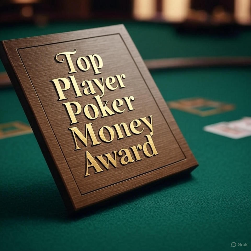 Top Player Poker Money Award