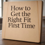 How to Get the Right Fit First Time