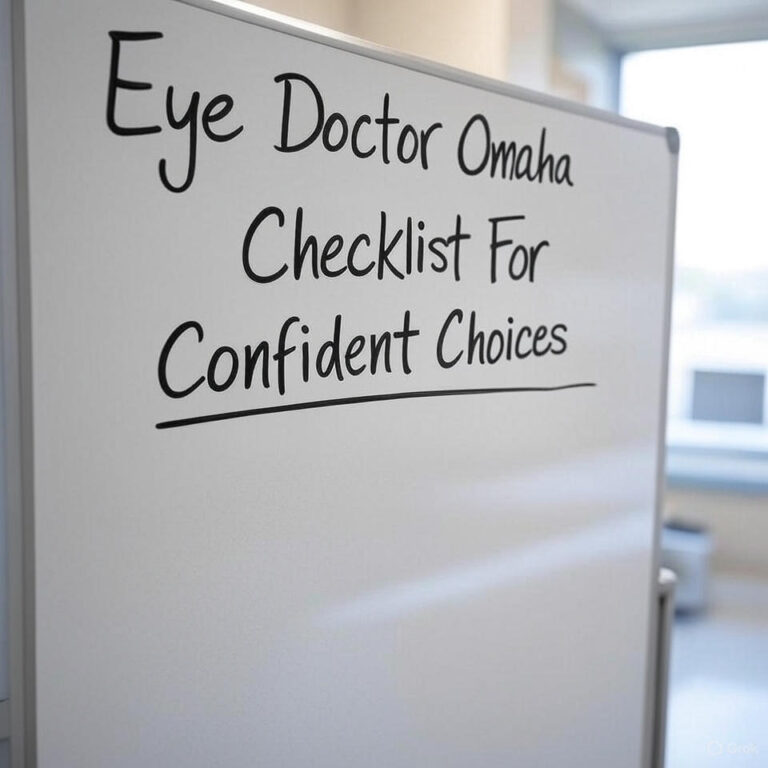 Eye Doctor Omaha Checklist For Confident Choices