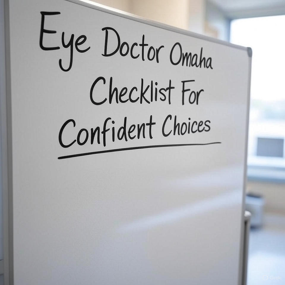 Eye Doctor Omaha Checklist For Confident Choices