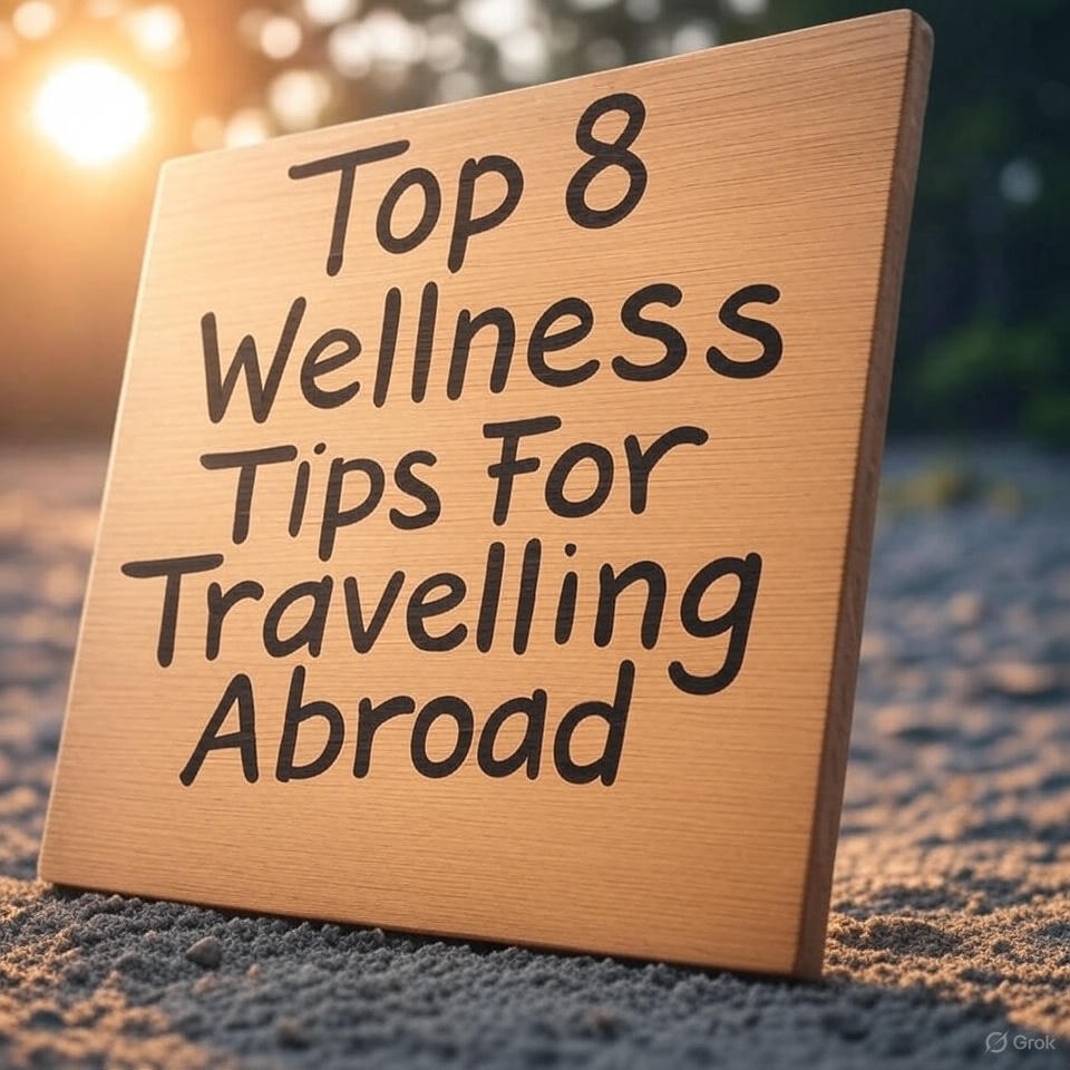 Top 8 Wellness Tips For Travelling Abroad