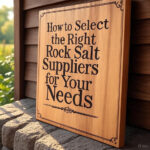 How to Select the Right Rock Salt Suppliers for Your Needs