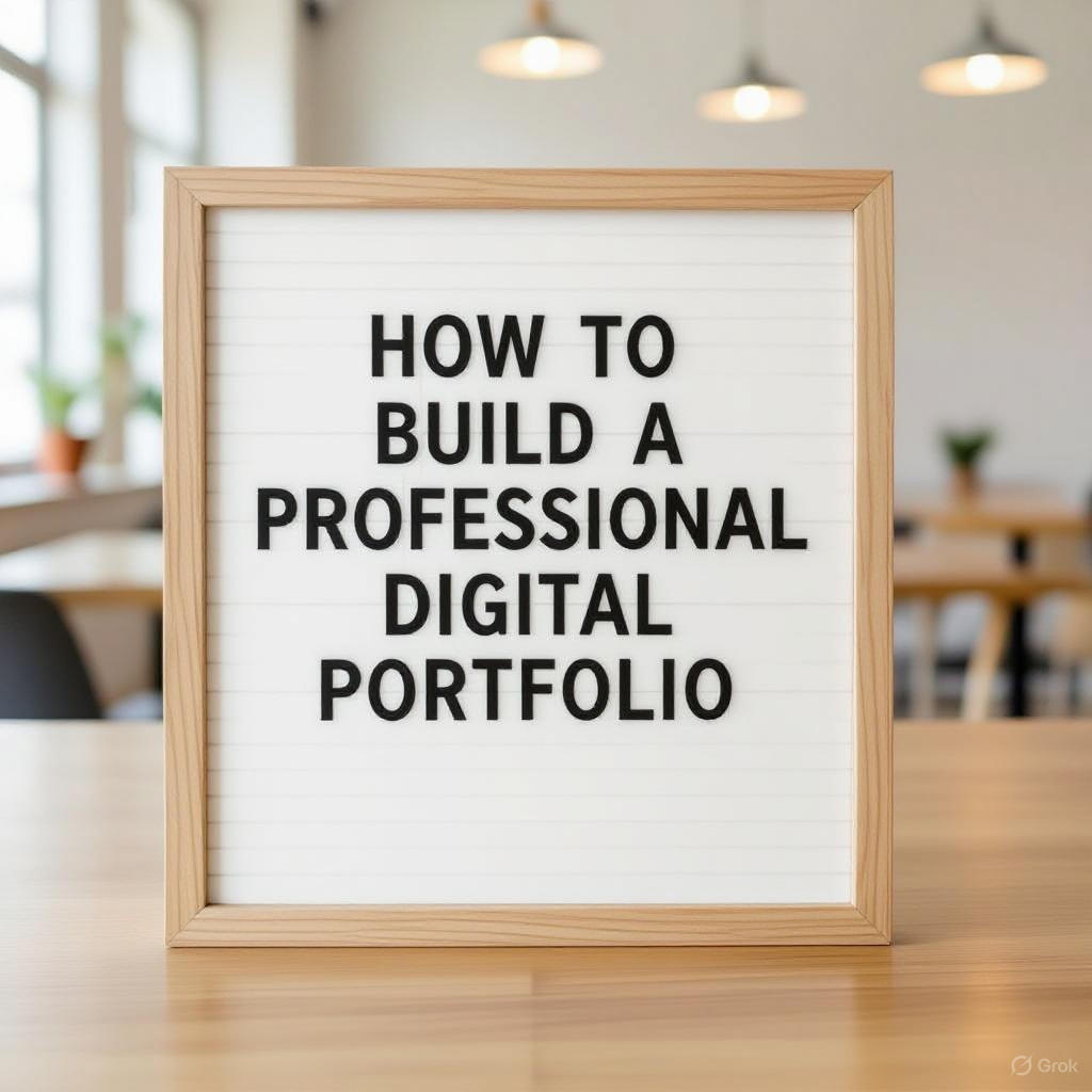 How To Build a Professional Digital Portfolio