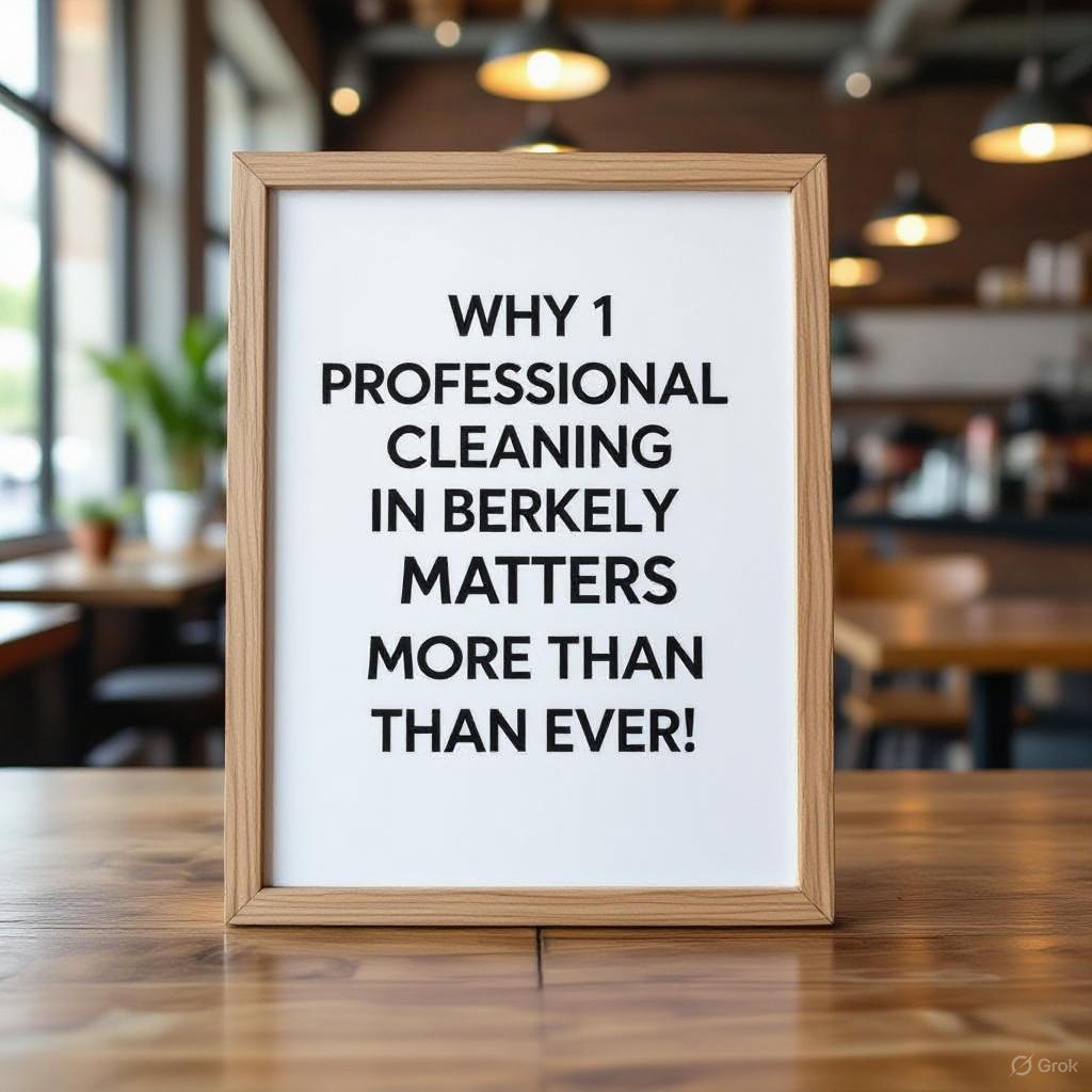 Why Professional Cleaning in Berkeley Matters More Than Ever