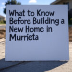 What to Know Before Building a New Home in Murrieta