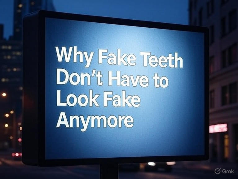 Why Fake Teeth Don't Have to Look Fake Anymore