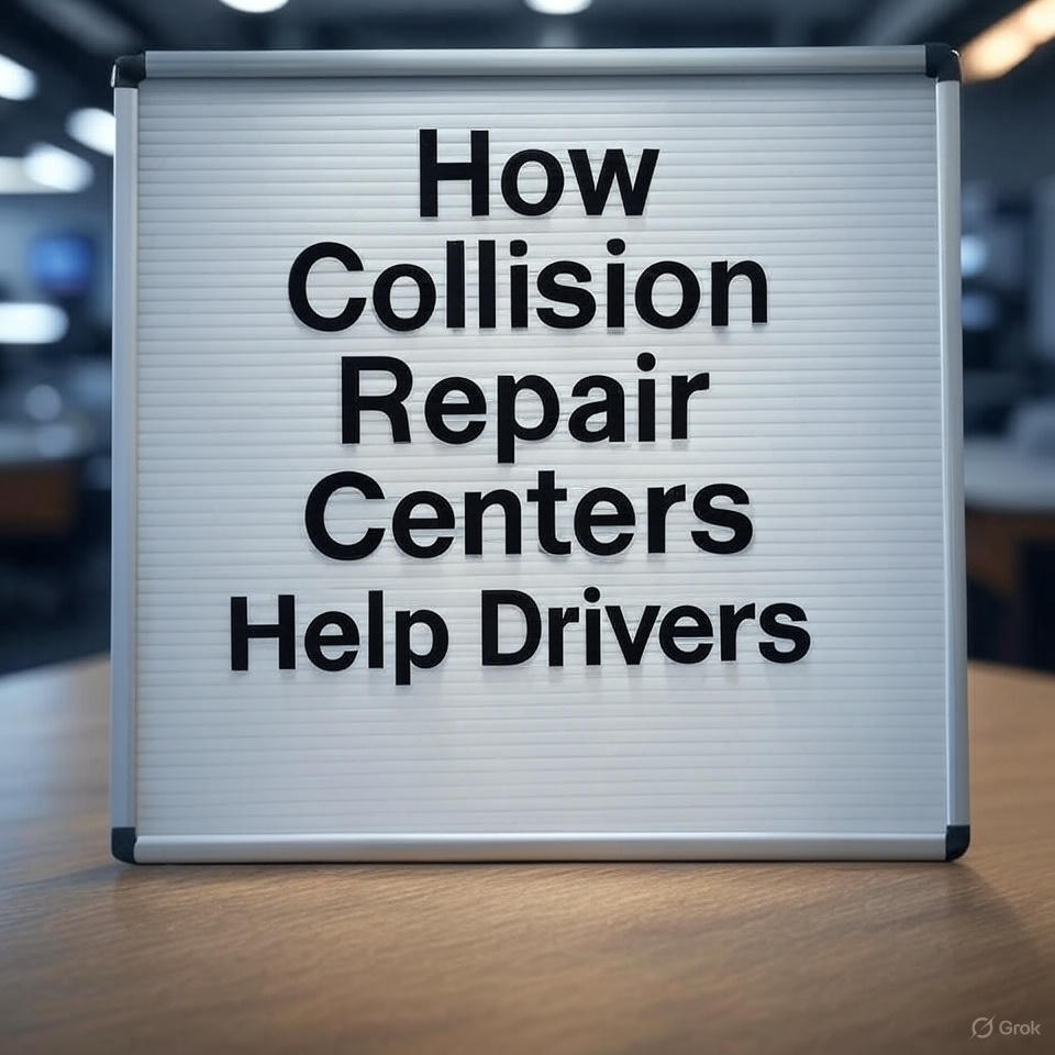 How Collision Repair Centers Help Drivers