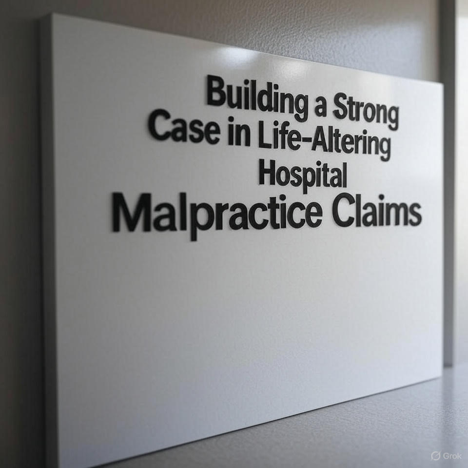 Building a Strong Case in Life-Altering Hospital Malpractice Claims