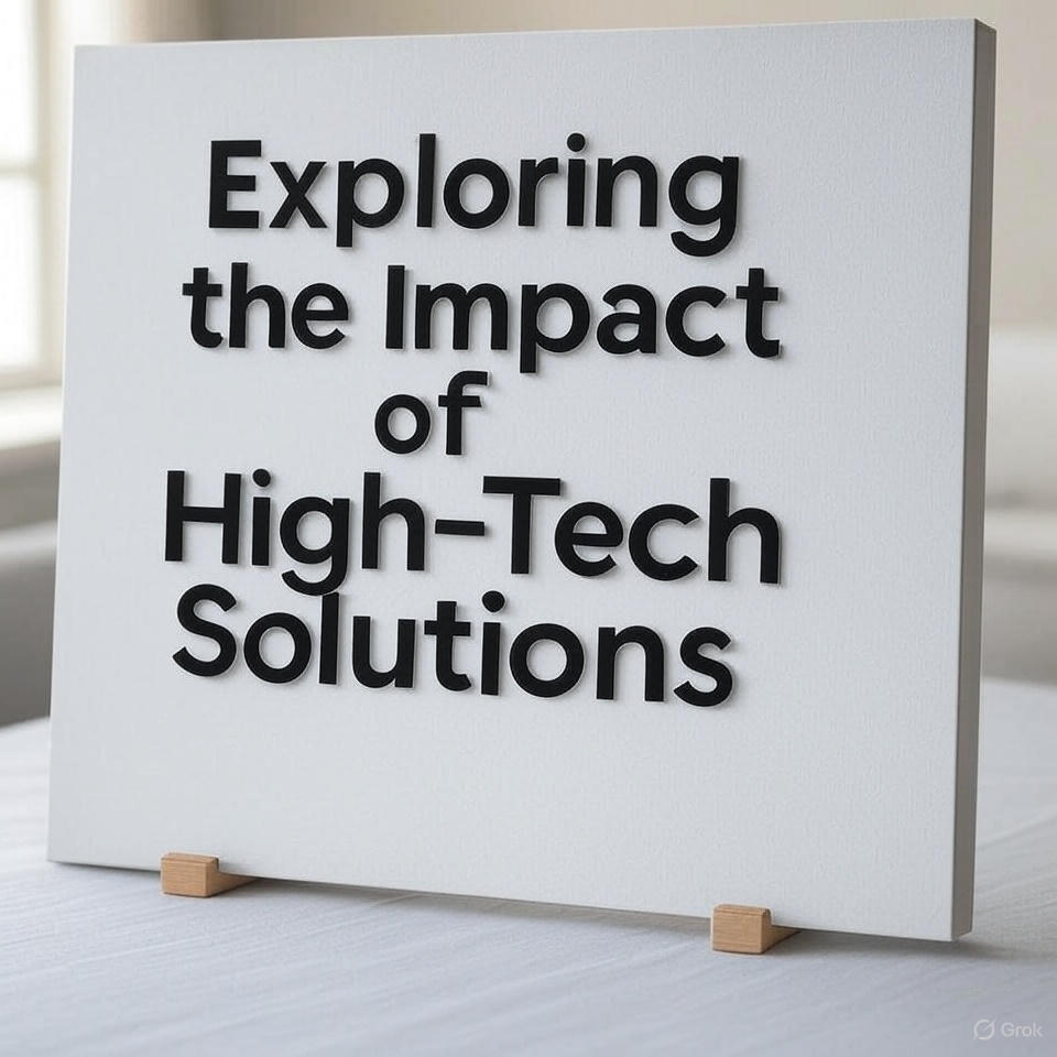 Exploring the Impact of High-Tech Solutions