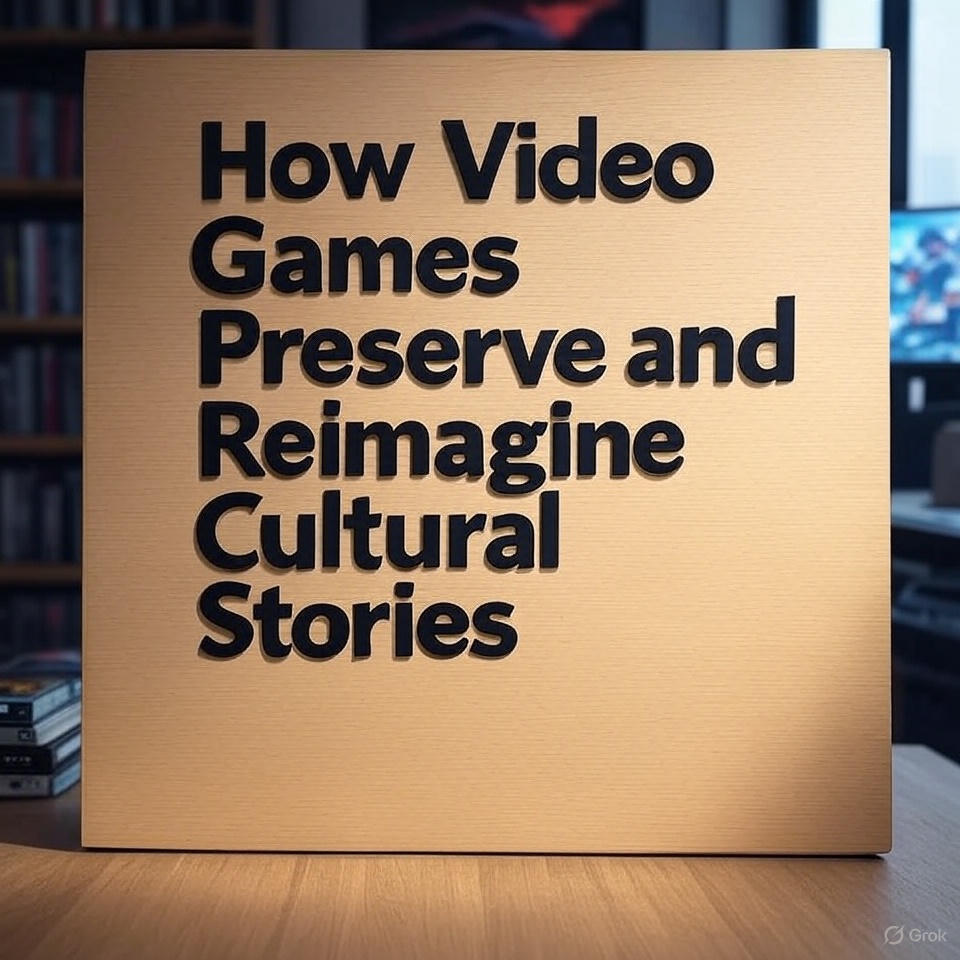 How Video Games Preserve and Reimagine Cultural Stories