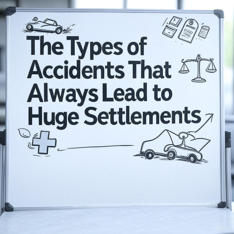 The Types of Accidents That Always Lead to Huge Settlements