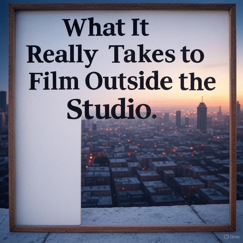 What It Really Takes to Film Outside the Studio