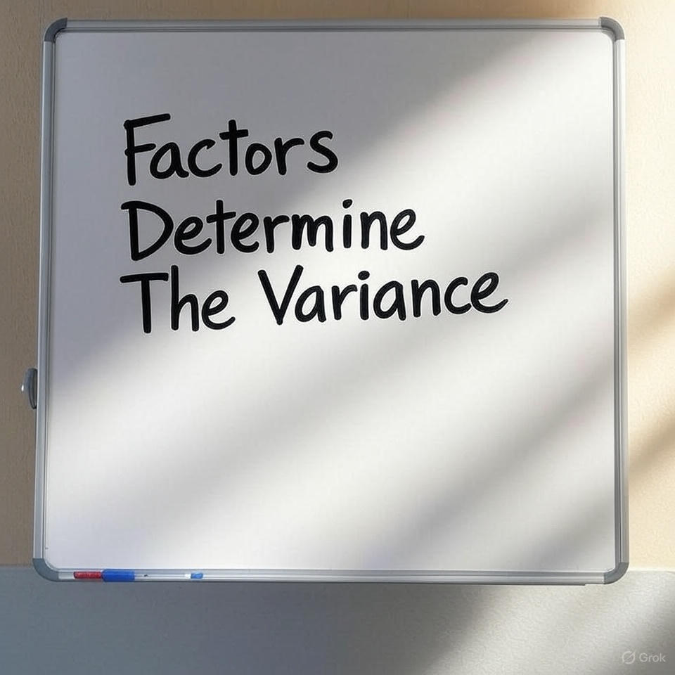 Factors Determine The Variance