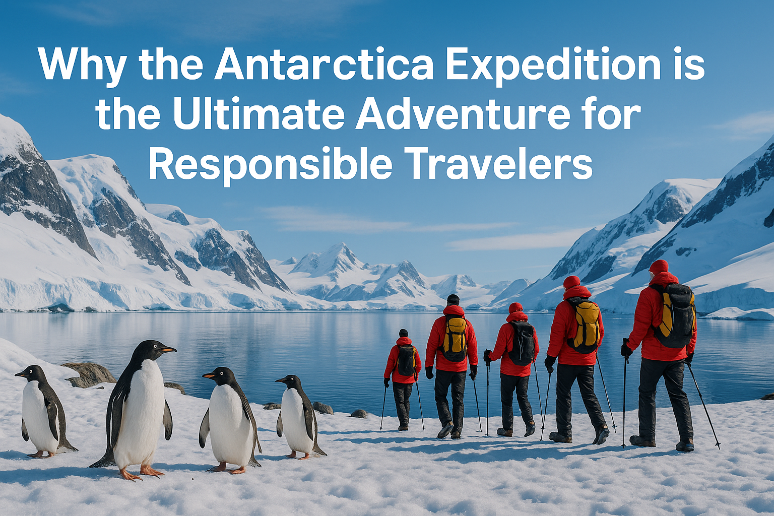 Why the Antarctica Expedition is the Ultimate Adventure for Responsible Travelers